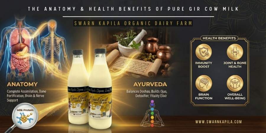 The Anatomy & Health Benefits of Pure Gir Cow Milk