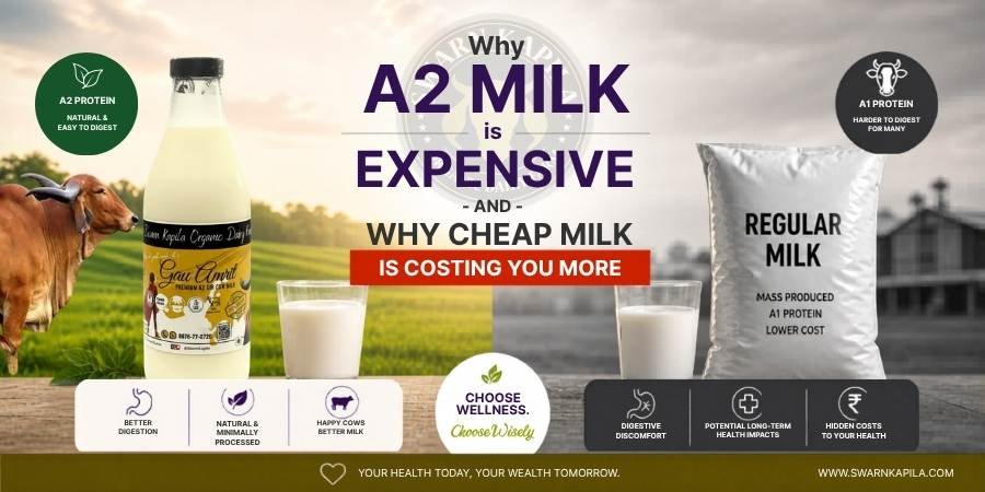 Why A2 Milk is Expensive | Swarn Kapila Organic Dairy Farm
