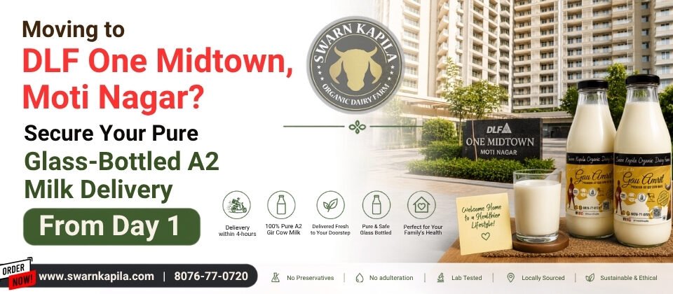 A2 milk delivery DLF One Midtown Moti Nagar